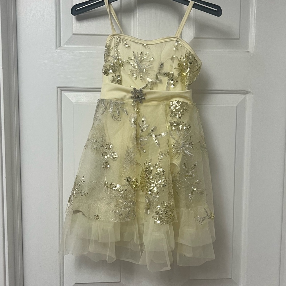Ivory Dress Dance Costume